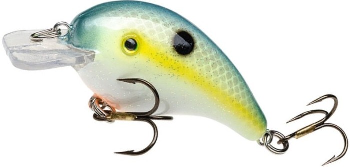 Vobler Strike King Pro-Model Series 1 Floating, Chartreuse Sexy Shad, 6.5cm, 10.6g
