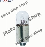 Bec Moto 12V 4W BA9S MBS - Semnalizare, Pozitie, Stop