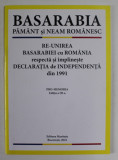 BASARABIA PAMANT SI NEAM ROMANESC , RE - UNIREA BASARABIEI CU ROMANIA ...2022