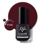 &Nu;&omicron;.446 Dark Red Brown | Laloo gel polish 15ml
