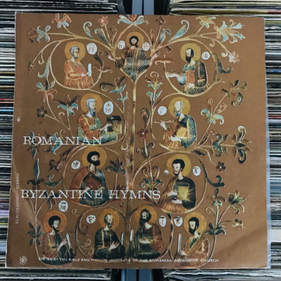 Disc Vinil ROMANIAN BYZANTINE HYMNS = Imnuri Bizantine, NOU foto