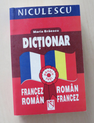 Dictionar francez-roman, roman-francez pentru toti - Maria Braescu foto