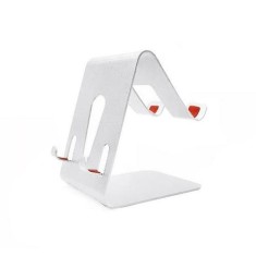Suport universal de birou pentru telefon , tableta full metal ideal scoala online,streaming ,argintiu foto