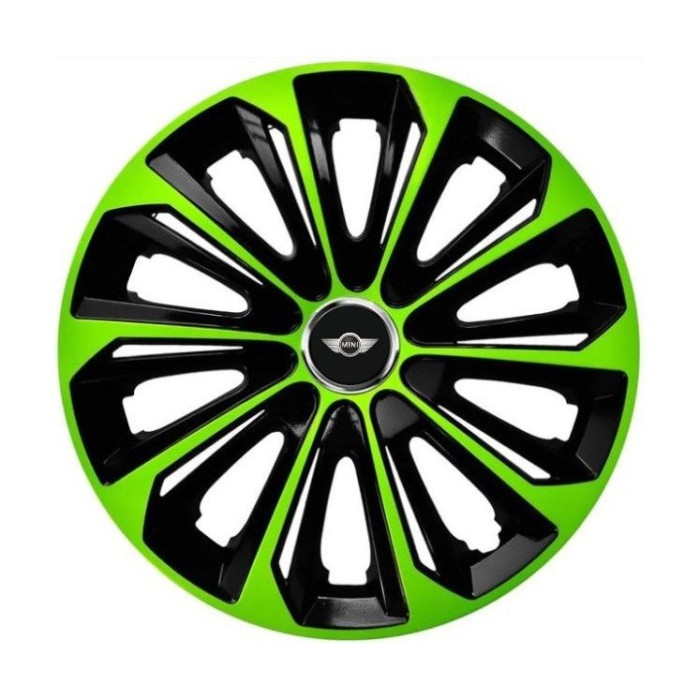Set 4 capace roti Extra strong green R15 Compatibil Cu Mini Cooper