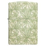 Cumpara ieftin Bricheta Zippo Originala Cannabis Design, Matte Color, Tutungerie, Benzina