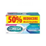 Cumpara ieftin Pachet Crema adeziva pentru proteza dentara Ultra Fixare Original, 2x40 g, Corega