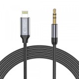 Cablu Audio Lightning - 3.5mm Tech-Protect Ultraboost, 1m, Negru, Apple
