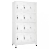 vidaXL Dulap vestiar cu 12 compartimente, 90x45x180 cm