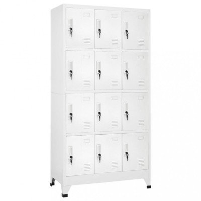 vidaXL Dulap vestiar cu 12 compartimente, 90x45x180 cm foto