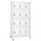 vidaXL Dulap vestiar cu 12 compartimente, 90x45x180 cm