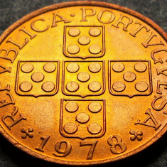 Moneda 1 ESCUDO - PORTUGALIA, anul 1978 *cod 4991 - UNC!