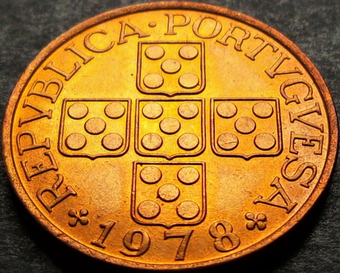 Moneda 1 ESCUDO - PORTUGALIA, anul 1978 *cod 4991 - UNC!