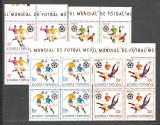 Romania.1970 C.M. de fotbal MEXIC bloc 4 ZR.357, Nestampilat