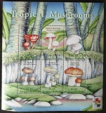 Ciuperci - Antigua &amp; Barbuda 2001 - Coliță Set Complet 6 Timbre Tropical Mushrooms CP1_II