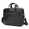 Geanta laptop 15', BUSY LDY&amp;GTM&reg; Profu', piele naturala, unisex, de umar, de mana, neagra