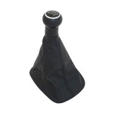 Nuca Schimbator + Husa Passat B5, B5.5, 6+1 Viteze, Piele Ecologica Neagra
