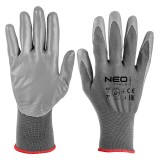 Manusi de lucru, poliester acoperit cu PU, 4131X, marimea 7 (card) NEO TOOLS 97-646K-7 HardWork ToolsRange