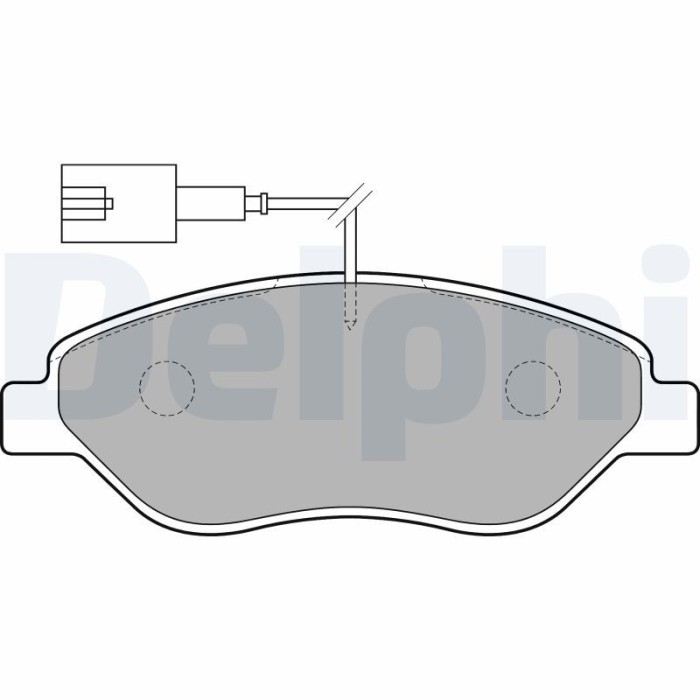 DELPHI LP1720 set placute frana,frana disc