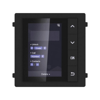 Modul afisaj LCD TFT pentru Interfon modular - HIKVISION DS-KD-DIS SafetyGuard Surveillance foto