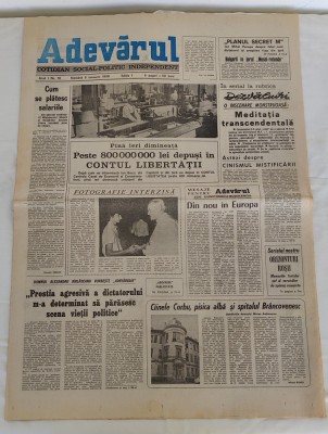 Ziarul ADEVĂRUL (6 anuarie 1990) Anul I nr. 10 foto
