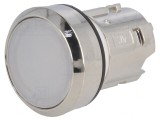 Comutator apăsare 22mm alb IP67