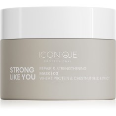 ICONIQUE Professional STRONG LIKE YOU Repair &amp; Strengthening masca pentru regenerare pentru par deteriorat 50 ml