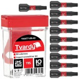 Set biti de impact T15, 25 mm S2, 10 bucati, Tvardy T00177-25-10