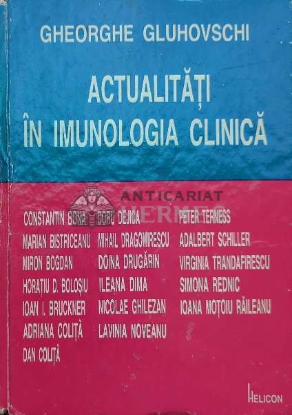 Actualitati in imunologia clinica - 1994 - Gheorghe Gluhovschi ($I95)