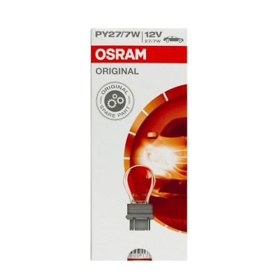 Set 10 becuri 12V PY27 7W Osram, Original foto