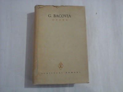 OPERE G. BACOVIA foto