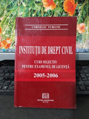 Turianu, Instituții de drept civil, Curs selectiv licență București 2005-6 064 foto