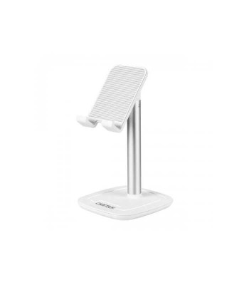 Suport reglabil de birou pentru telefon argintiu Choetech H035 foto