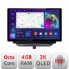 Navigatie Ford Turneo Courier Transit Courier 2014-2021 Qled 2K Octa Core 4+64 LTE 4G DSP Wifi 5Ghz android auto carplay radio gps internet kit-turneo