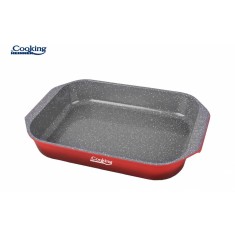 TAVA INALTA ALUMINIU 39.5x26CM, RED LINE