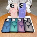 Husa magnetica pentru iPhone 15, rezistenta la cadere, compatibilitate Magsafe,