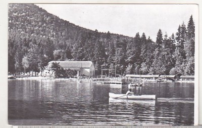 bnk cp Tusnad - Cu barca pe lac - uzata foto