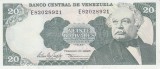 Bancnota Venezuela 20 Bolivares 1998 - P63f UNC