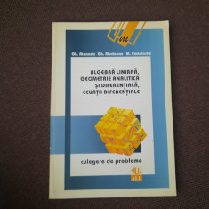 ALGEBRA LINIARA,GEOMETRIE ANALITICA SI DIFERENTIALA,ECUATII DIFERENTIALE ATANASI