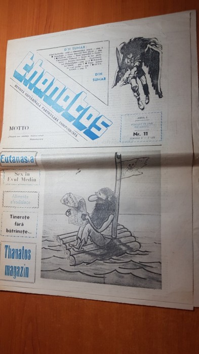 ziarul thanatos anul 1\1990