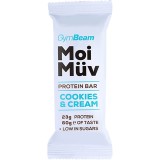 GymBeam MoiM&uuml;v Protein Bar bară de proteine aroma Cookies &amp; Cream 60 g