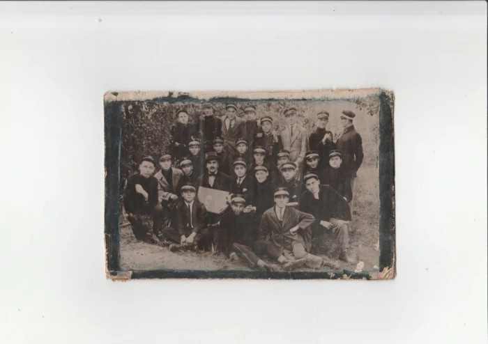 Fotografie veche elevi Craiova, anii 20, poza de colectie