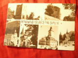 Ilustrata Fotografie- Brasov circ. 1939 - Biserica Neagra , capsata pe margine