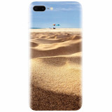 Husa silicon pentru Apple Iphone 8 Plus, Beach Sand Closeup Holiday