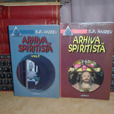 B.P. HASDEU - ARHIVA SPIRITISTA ( VOL. 1 + VOL. 2 ) , 2002 / 2003