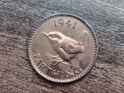 M3 C50 - Moneda foarte veche - Anglia - Farthing - 1941 foto