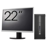 Pachet Calculator Second Hand HP 800 G2 Tower, Intel Core i5-6500 3.20GHz, 8GB DDR4, 256GB SSD + Monitor 22&amp;quot; NewTechnology Media