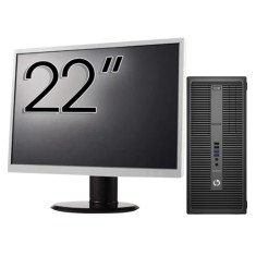 Pachet Calculator Second Hand HP 800 G2 Tower, Intel Core i5-6500 3.20GHz, 16GB DDR4, 512GB SSD + Monitor 22&amp;quot; NewTechnology Media