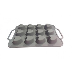 Tava din silicon, 12 Inimioare, 37 cm, CooKstyle, 128COF