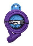 Antifurt cu cheie 10mm x 1500mm, protectie din silicon, culoare violet Cod:AWR0015P