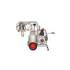 Aparat de muls oi si capre EMT, 4 posturi, bidon aluminiu 20L, pompa vacuum ulei, tanc vacuum 16L, 0.75CP, 40 oi/capre/h